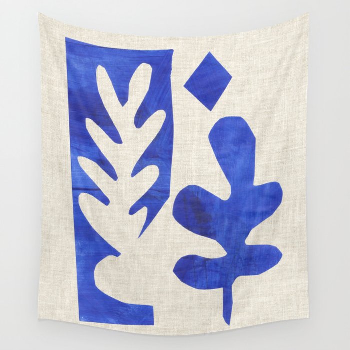 Blue Diamond Branch Wall Tapestry Gallery Image 4
