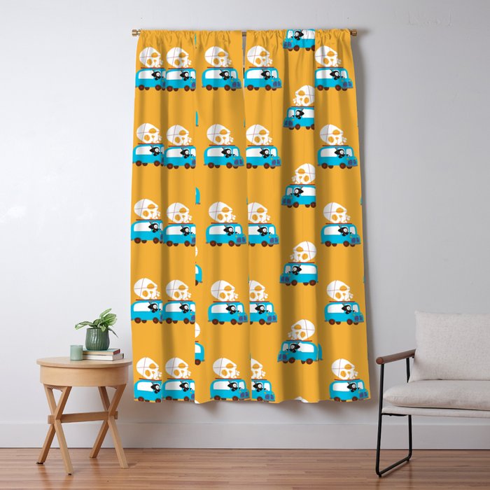 Death on wheels Window Curtain Gallery Image 5