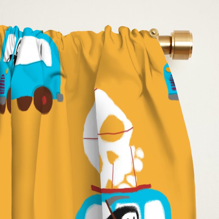 Death on wheels Window Curtain Gallery Image 2