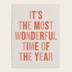 The Most Wonderful Time Of The Year Warm Pink Poster Gallery Image 4