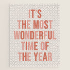 The Most Wonderful Time Of The Year Warm Pink Jigsaw Puzzle Gallery Image 1