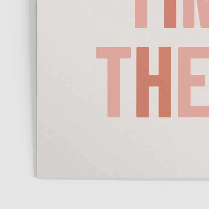 The Most Wonderful Time Of The Year Warm Pink Poster Gallery Image 3