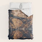 Autumn Forest Miracle on the Pacific Northwest River Bend Duvet Cover Gallery Image 6