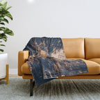 Autumn Forest Miracle on the Pacific Northwest River Bend Throw Blanket Gallery Image 1