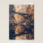 Autumn Forest Miracle on the Pacific Northwest River Bend Stationery Card Gallery Image 2