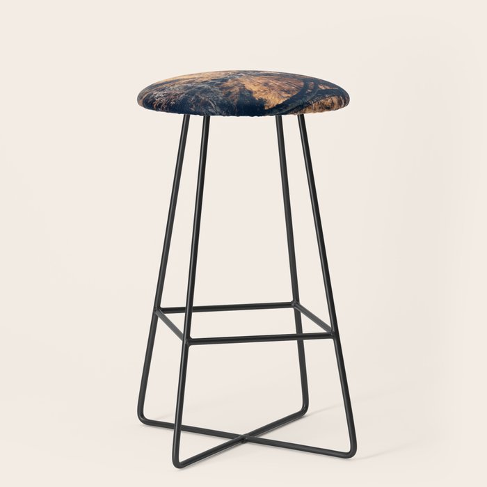 Autumn Forest Miracle on the Pacific Northwest River Bend Stool Gallery Image 1