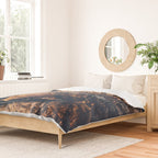 Autumn Forest Miracle on the Pacific Northwest River Bend Duvet Cover Gallery Image 2