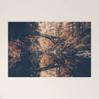 Autumn Forest Miracle on the Pacific Northwest River Bend Welcome Mat Gallery Image 1