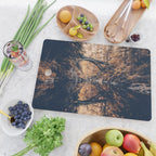 Autumn Forest Miracle on the Pacific Northwest River Bend Cutting Board Gallery Image 2