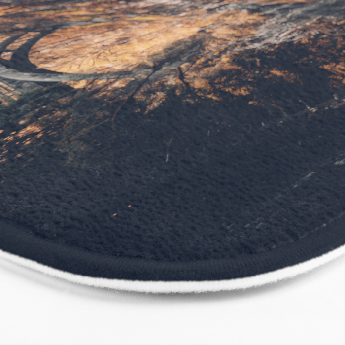 Autumn Forest Miracle on the Pacific Northwest River Bend Bath Mat Gallery Image 3