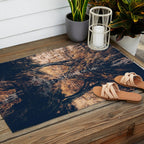 Autumn Forest Miracle on the Pacific Northwest River Bend Outdoor Rug Gallery Image 2