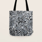 Zebra Tote Bag Gallery Image 1