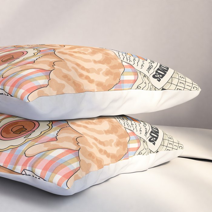 Breakfast With Cats Pillow Sham Gallery Image 3