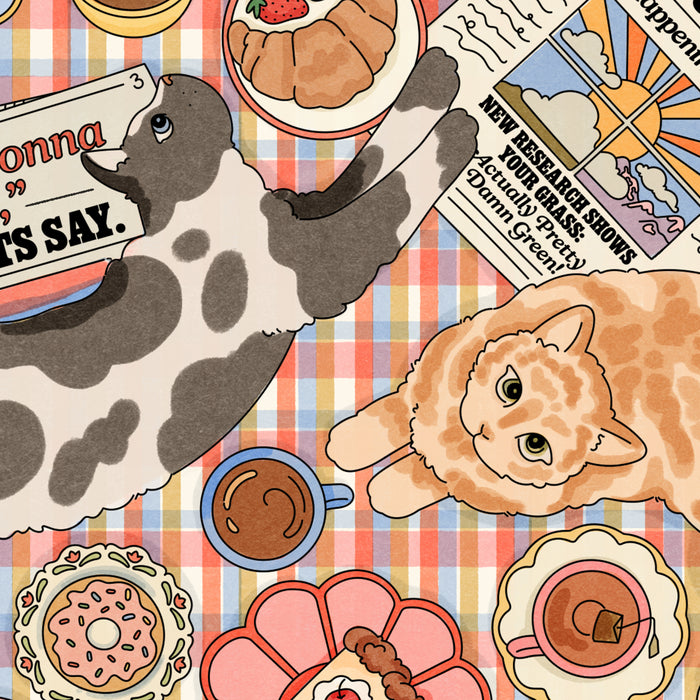 Breakfast With Cats Coffee Mug Gallery Image 2