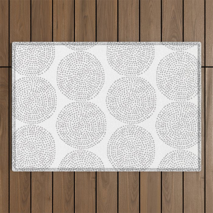 Beech in Grey Outdoor Rug Gallery Image 1