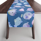 Sea cow (Sirenians) Table Runner Gallery Image 1