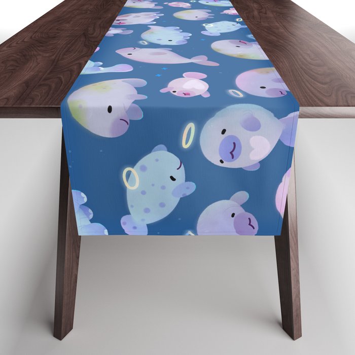 Sea cow (Sirenians) Table Runner Gallery Image 1