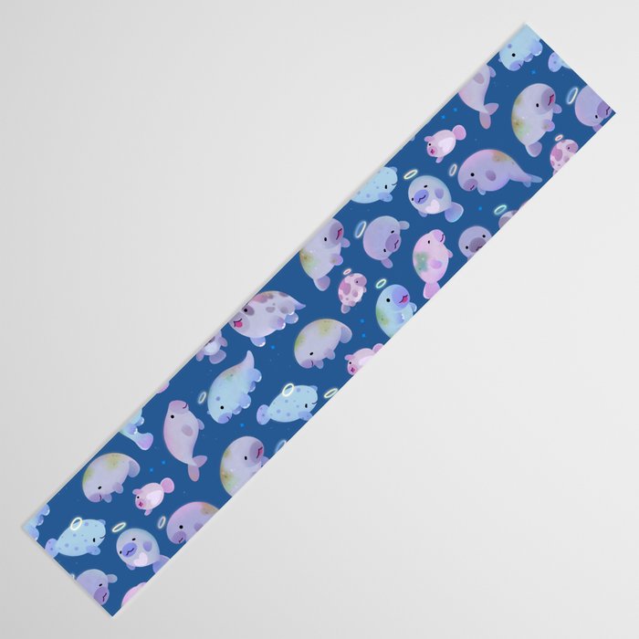 Sea cow (Sirenians) Table Runner Gallery Image 3