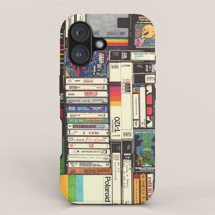 Cassettes, VHS and Video Games iPhone Case Gallery Image 1