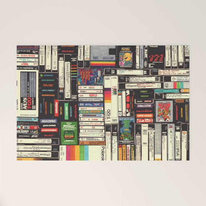 Cassettes, VHS and Video Games Welcome Mat Gallery Image 1