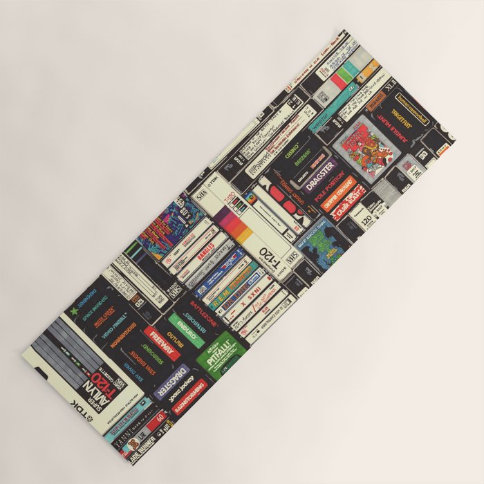 Cassettes, VHS and Video Games Yoga Mat Gallery Image 1