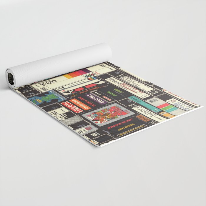 Cassettes, VHS and Video Games Yoga Mat Gallery Image 2