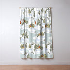 Winter wonderland illustration  Window Curtain Gallery Image 3