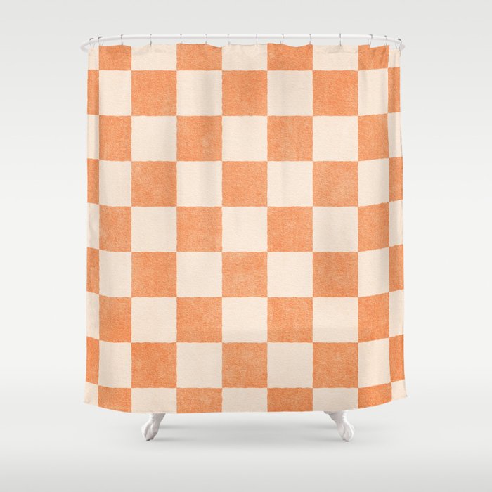 CHECKER - 001 - Cookie Shower Curtain Gallery Image 1