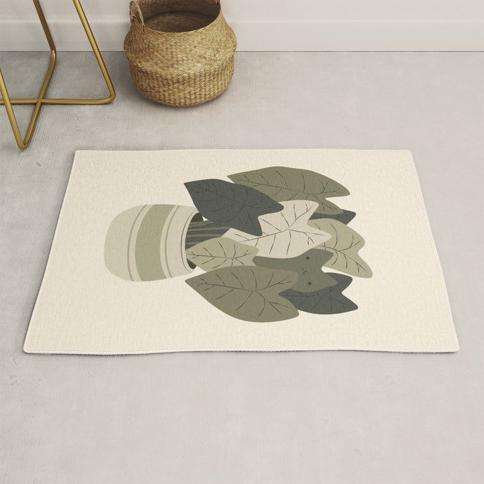 Cat and Plant 44 Rug Gallery Image 1