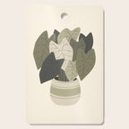 Cat and Plant 44 Cutting Board Gallery Image 1