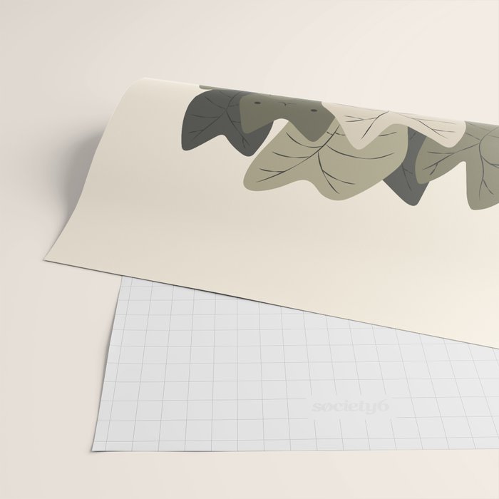 Cat and Plant 44 Wrapping Paper Gallery Image 2
