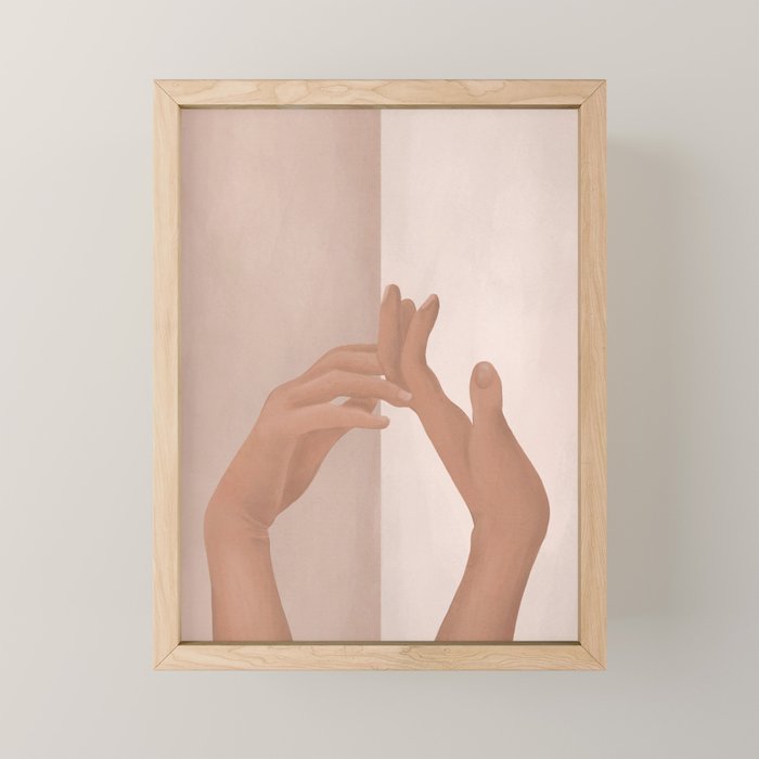 Come with Me Mini Art Print Gallery Image 1