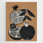 Line Art Pomegranates 5 Jigsaw Puzzle Gallery Image 1