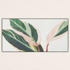 Pink Leaves III Desk Mat Gallery Image 3