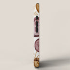 Garden Vegetables & Fresh Fruit in Ochre & Burgundy iPhone Case Gallery Image 2