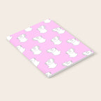 Vaporwave greek statue doodle pattern Notebook Gallery Image 2