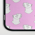 Vaporwave greek statue doodle pattern Laptop Sleeve Gallery Image 3