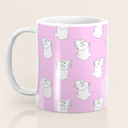 Vaporwave greek statue doodle pattern Coffee Mug Gallery Image 3