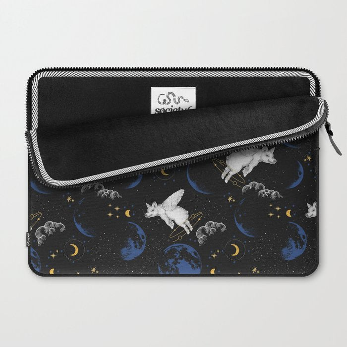 Celestial Pigs of the Night Sky A Laptop Sleeve Gallery Image 2