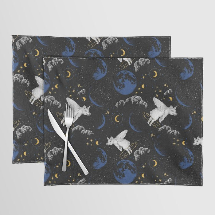 Celestial Pigs of the Night Sky A Placemat Gallery Image 1