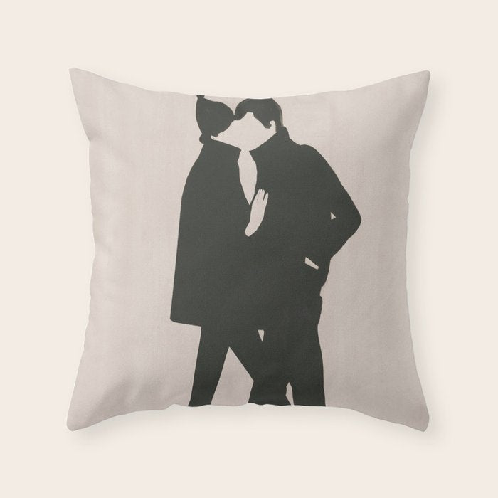 The Kiss Throw Pillow Gallery Image 6
