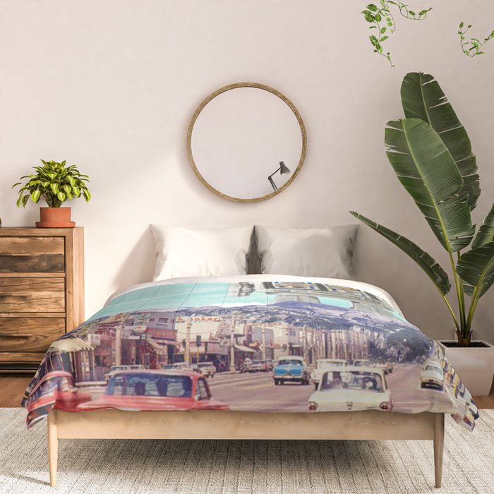 Robot in Town Comforter Gallery Image 3