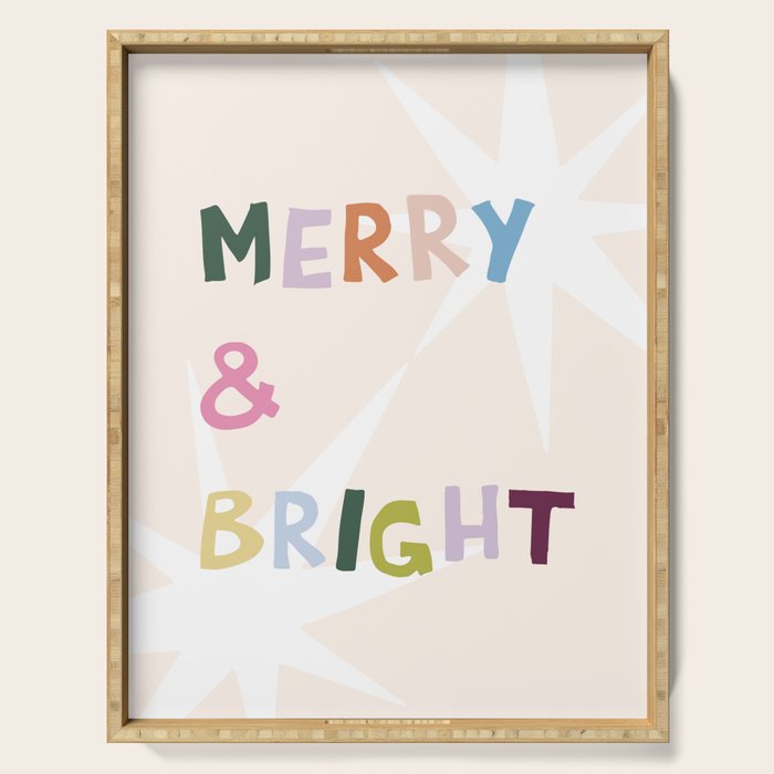 Merry and Bright Serving Tray Gallery Image 1