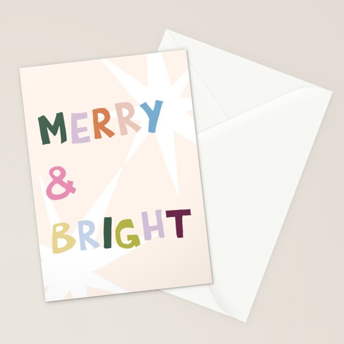 Merry and Bright Stationery Card Gallery Image 2