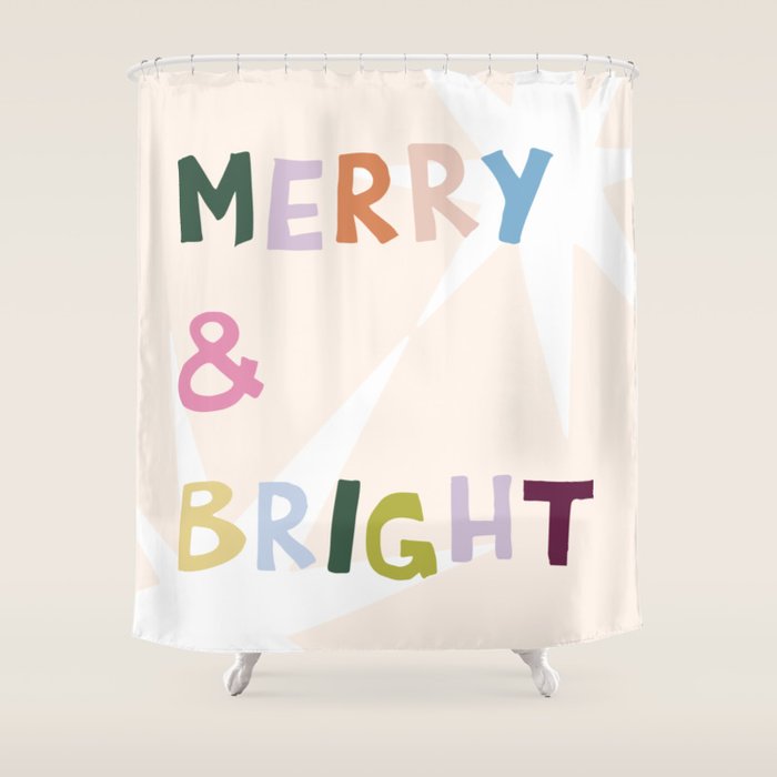 Merry and Bright Shower Curtain Gallery Image 1