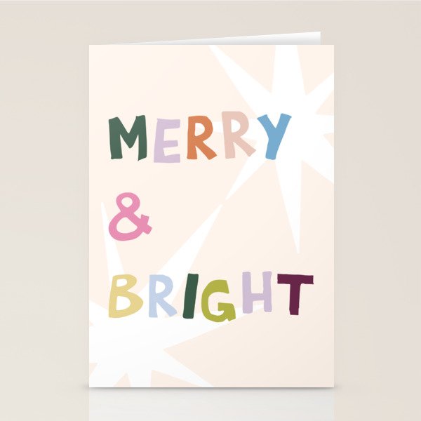 Merry and Bright Stationery Card Gallery Image 1