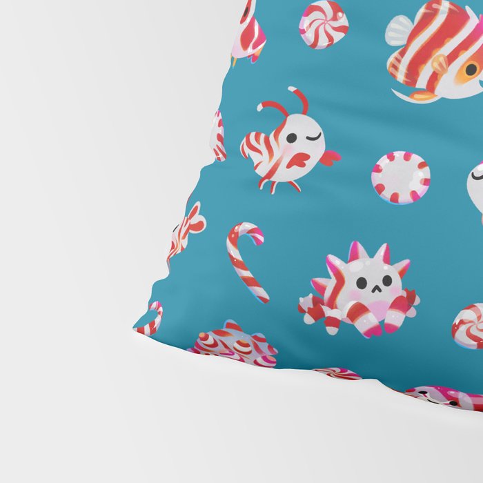 Sea Peppermint Candies Pillow Sham Gallery Image 4