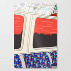 View from London Train Line Cutting Board Gallery Image 1