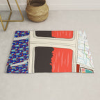 View from London Train Line Rug Gallery Image 1