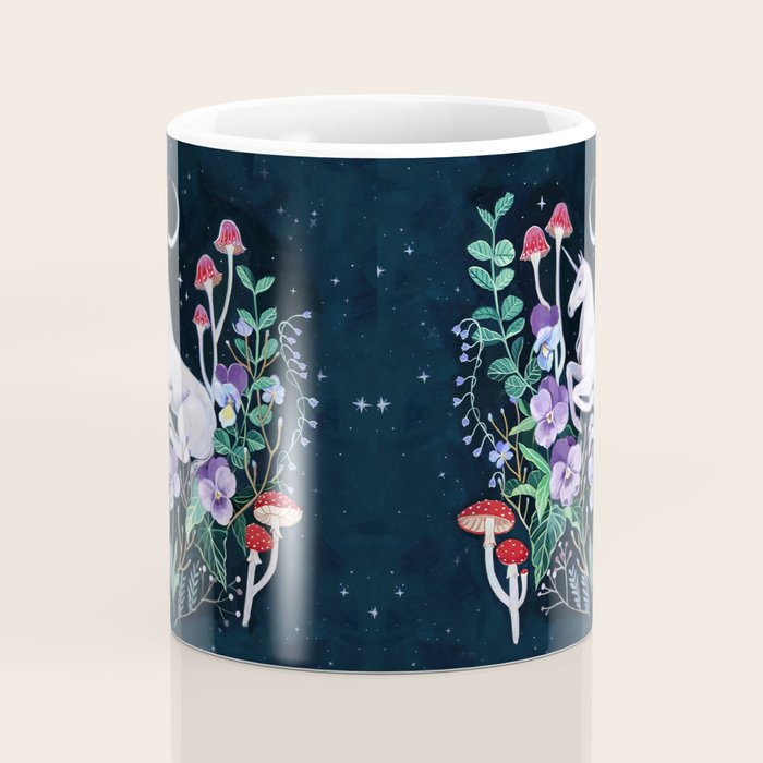 Unicorn Garden Coffee Mug Gallery Image 4